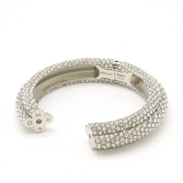 Louis Vuitton Rhinestone Metal Bangle M64877