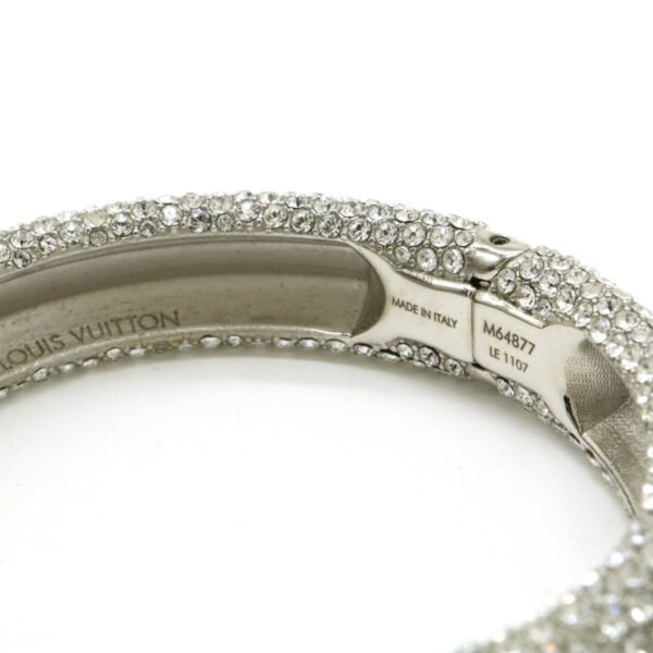 Louis Vuitton Rhinestone Metal Bangle M64877 - Image 4