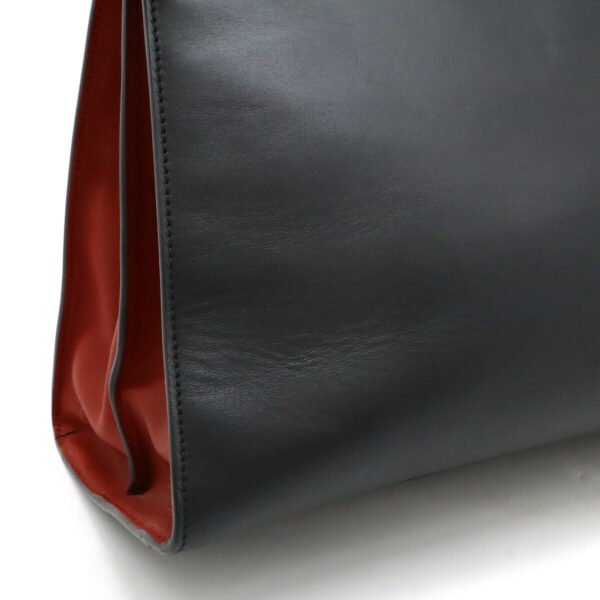 Gucci Bamboo Leather Handbag 2WAY Black - Image 9