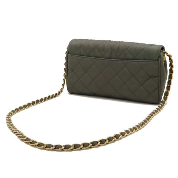 Prada Quilted Nylon Leather 2WAY Chain Shoulder Bag - Image 2
