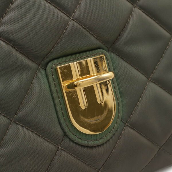 Prada Quilted Nylon Leather 2WAY Chain Shoulder Bag - Image 5