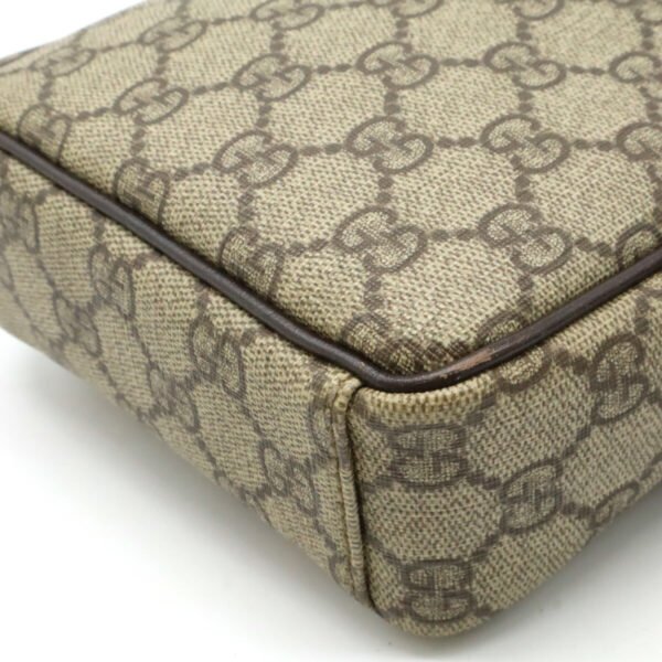 Gucci GG Supreme Shoulder Bag Khaki Beige - Image 3