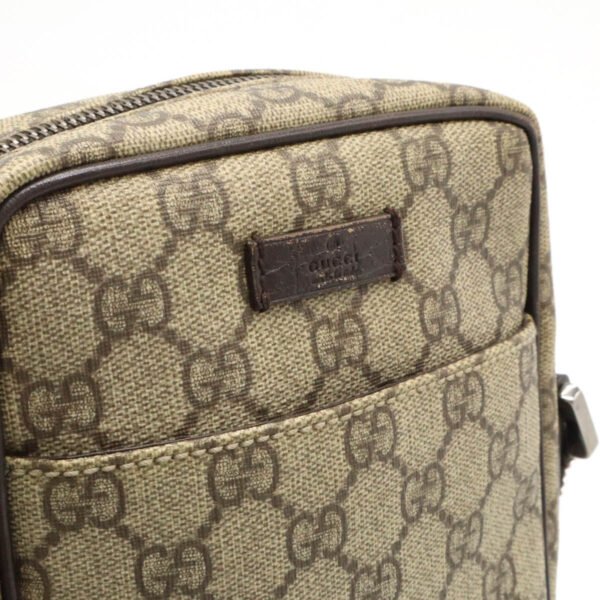 Gucci GG Supreme Shoulder Bag Khaki Beige - Image 7
