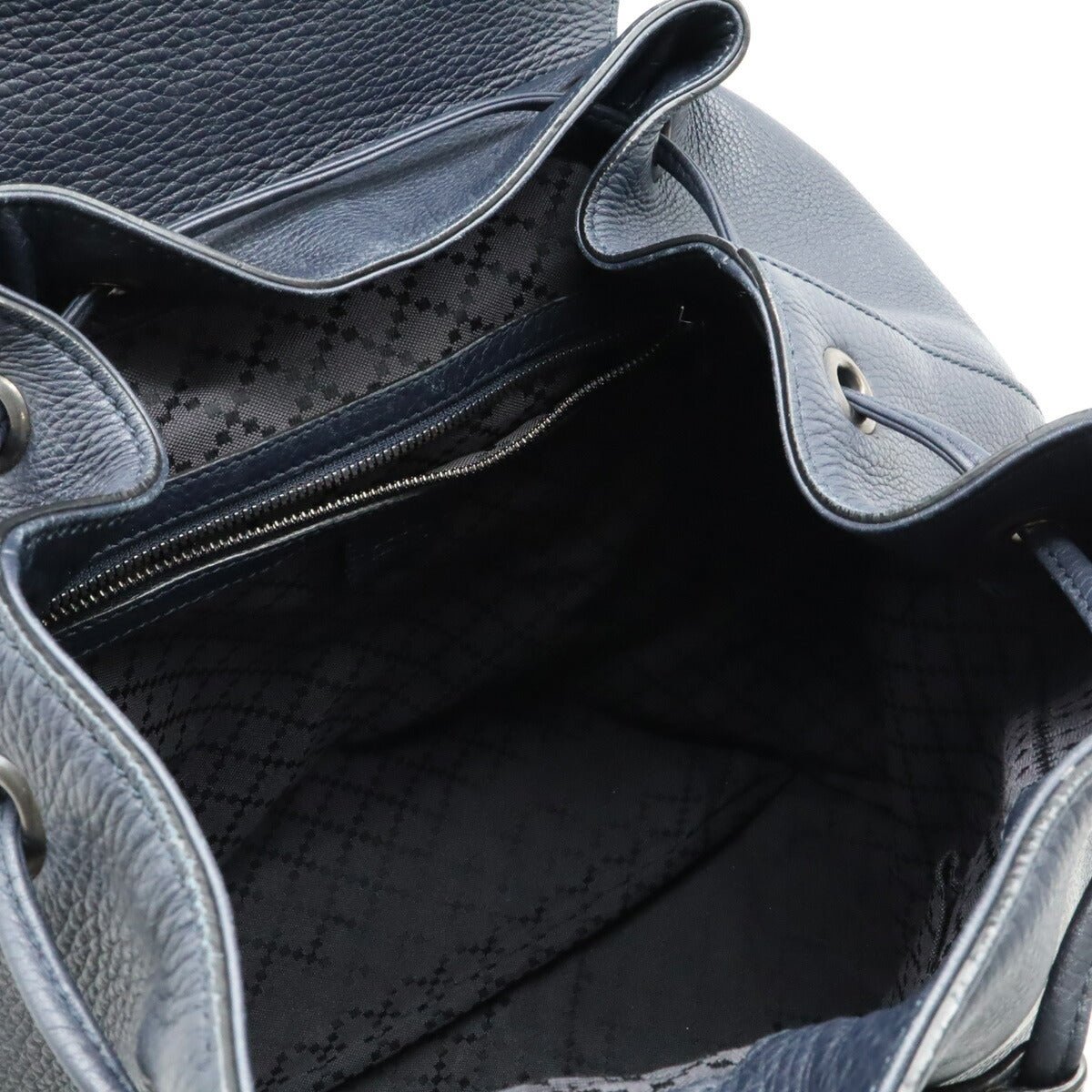 Gucci Bamboo Leather Backpack Navy 387097 - Image 6