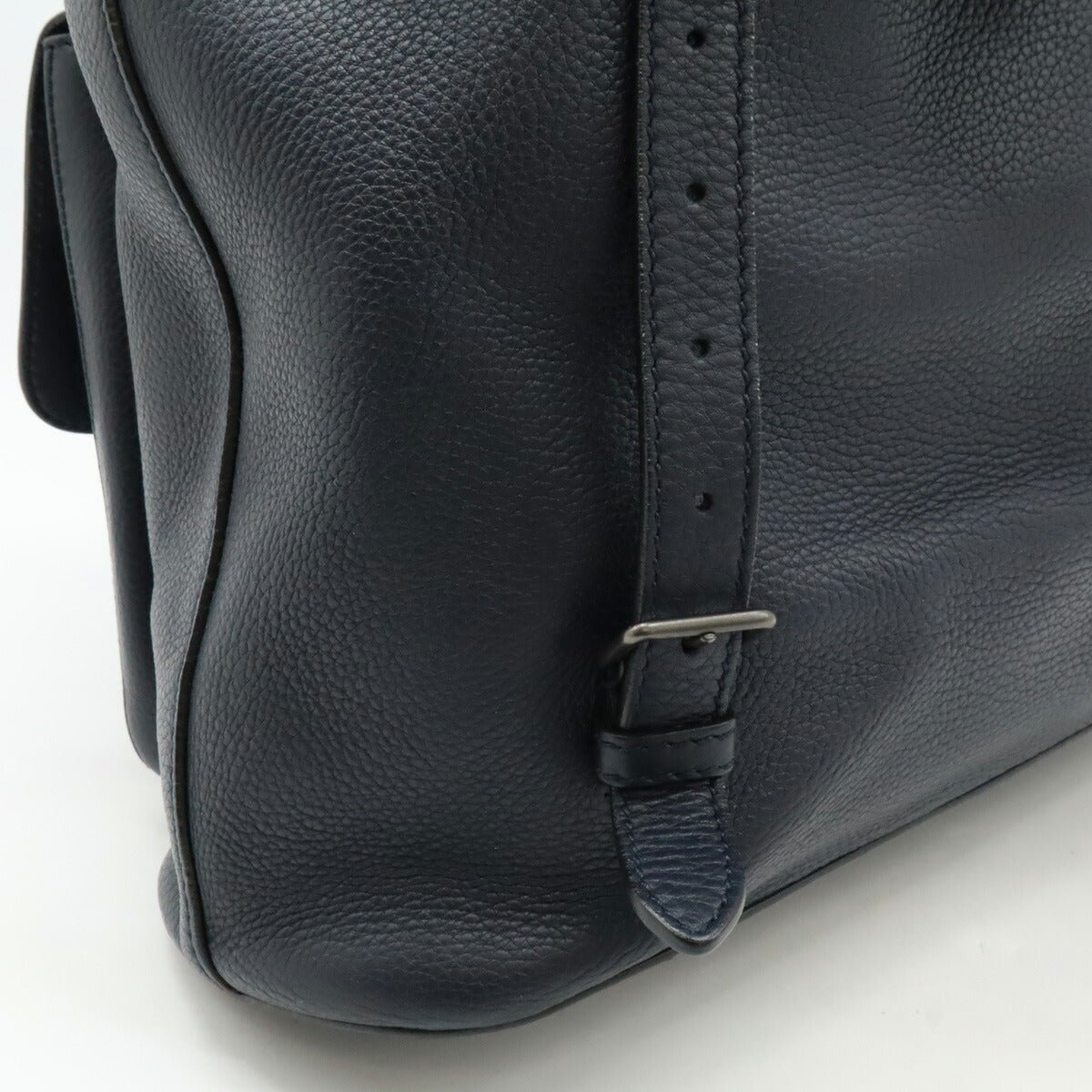 Gucci Bamboo Leather Backpack Navy 387097 - Image 8