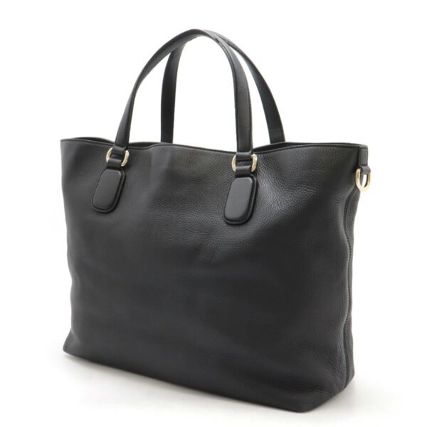Gucci Soho Interlocking G Leather Tote Bag - Image 2
