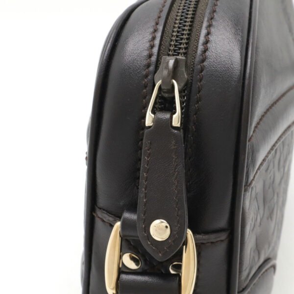 Gucci Leather Crest Horsebit Shoulder Bag - Image 5