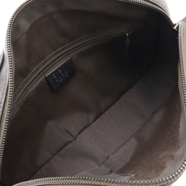 Gucci Leather Crest Horsebit Shoulder Bag - Image 7