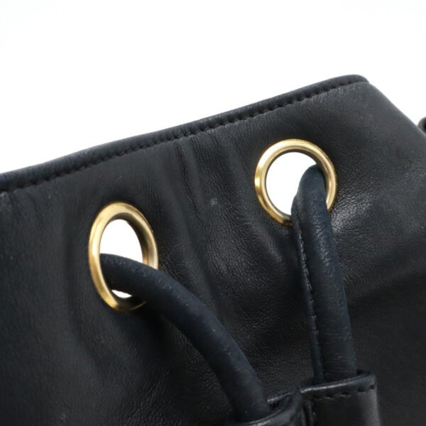 Chanel Leather Coco Ball Chain Shoulder Bag - Image 5