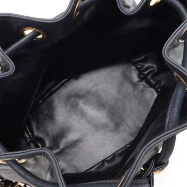 Chanel Leather Coco Ball Chain Shoulder Bag - Image 7
