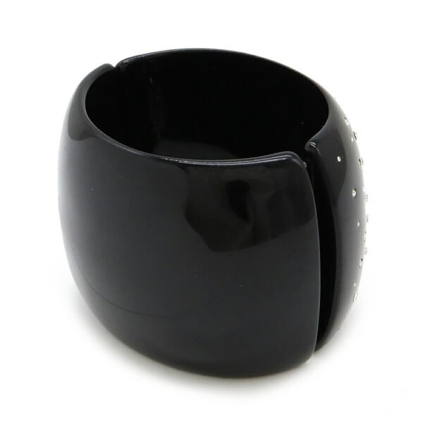 Chanel Coco Mark Rhinestone Bangle Bracelet - Image 2