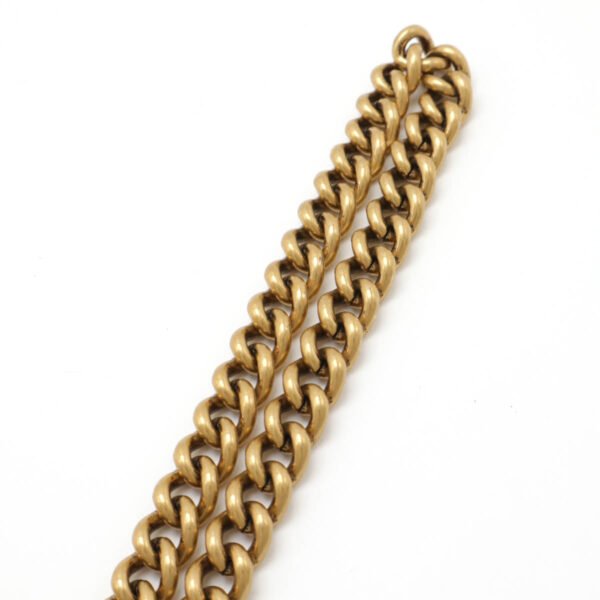 Gucci GG Supreme Pearl Chain Wallet Bag - Image 5