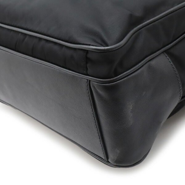 Prada Nylon Leather Tote Bag 2VG032 - Image 3
