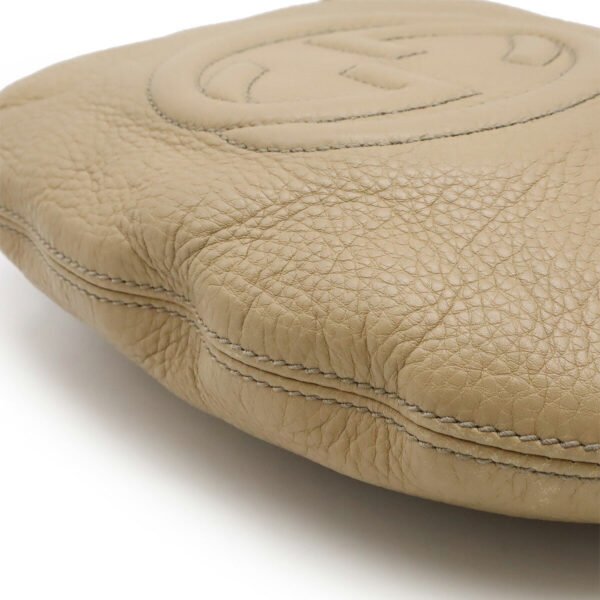 Gucci Soho Leather Shoulder Bag Beige - Image 3