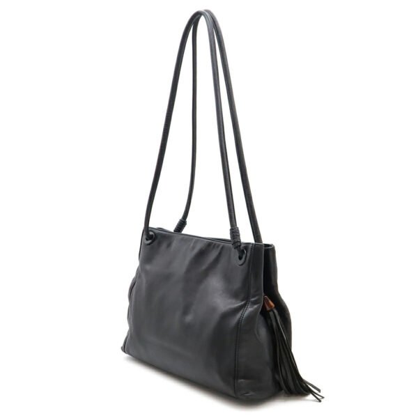 Chanel Lambskin Fringe Tassel Tote Bag - Image 2