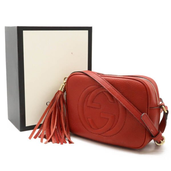 Gucci Soho Small Disco Leather Shoulder Bag - Image 9