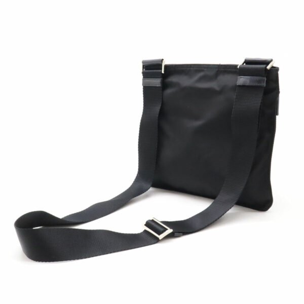 Prada Nylon Leather Shoulder Bag Black - Image 2