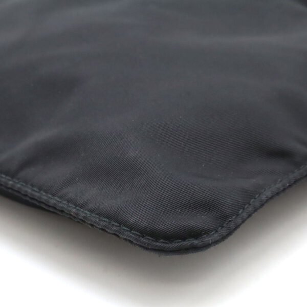 Prada Nylon Leather Shoulder Bag Black - Image 3