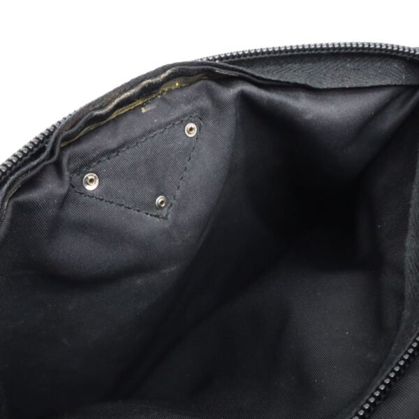 Prada Nylon Leather Shoulder Bag Black - Image 9