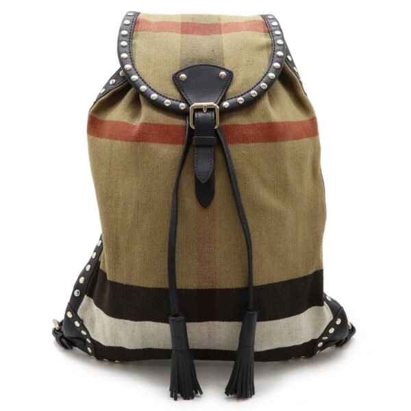 Burberry Nova Check Studded Backpack