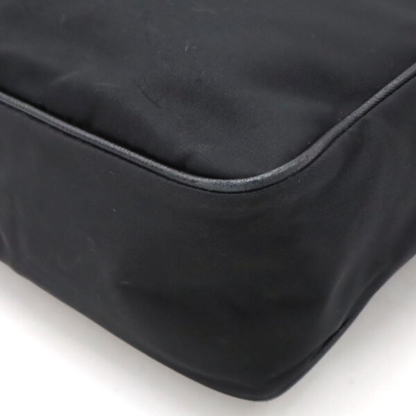 Prada Nylon Leather Shoulder Bag V160 - Image 3