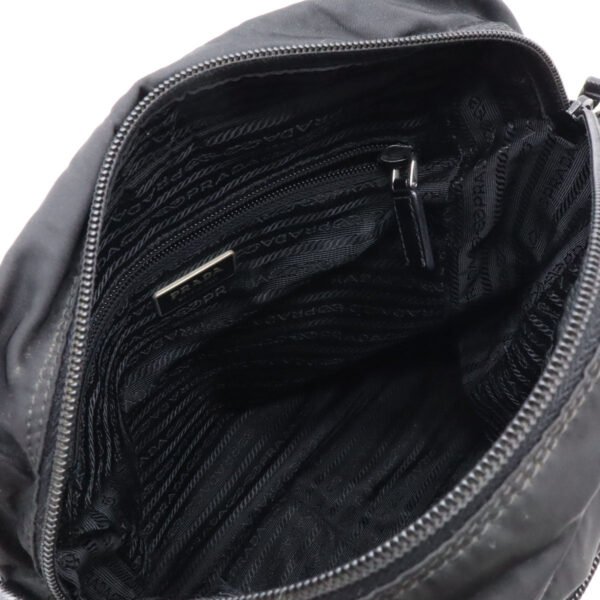 Prada Nylon Leather Shoulder Bag V160 - Image 5