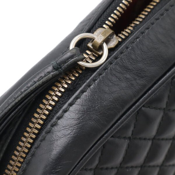 Gucci GG Marmont Leather Shoulder Bag Black - Image 4