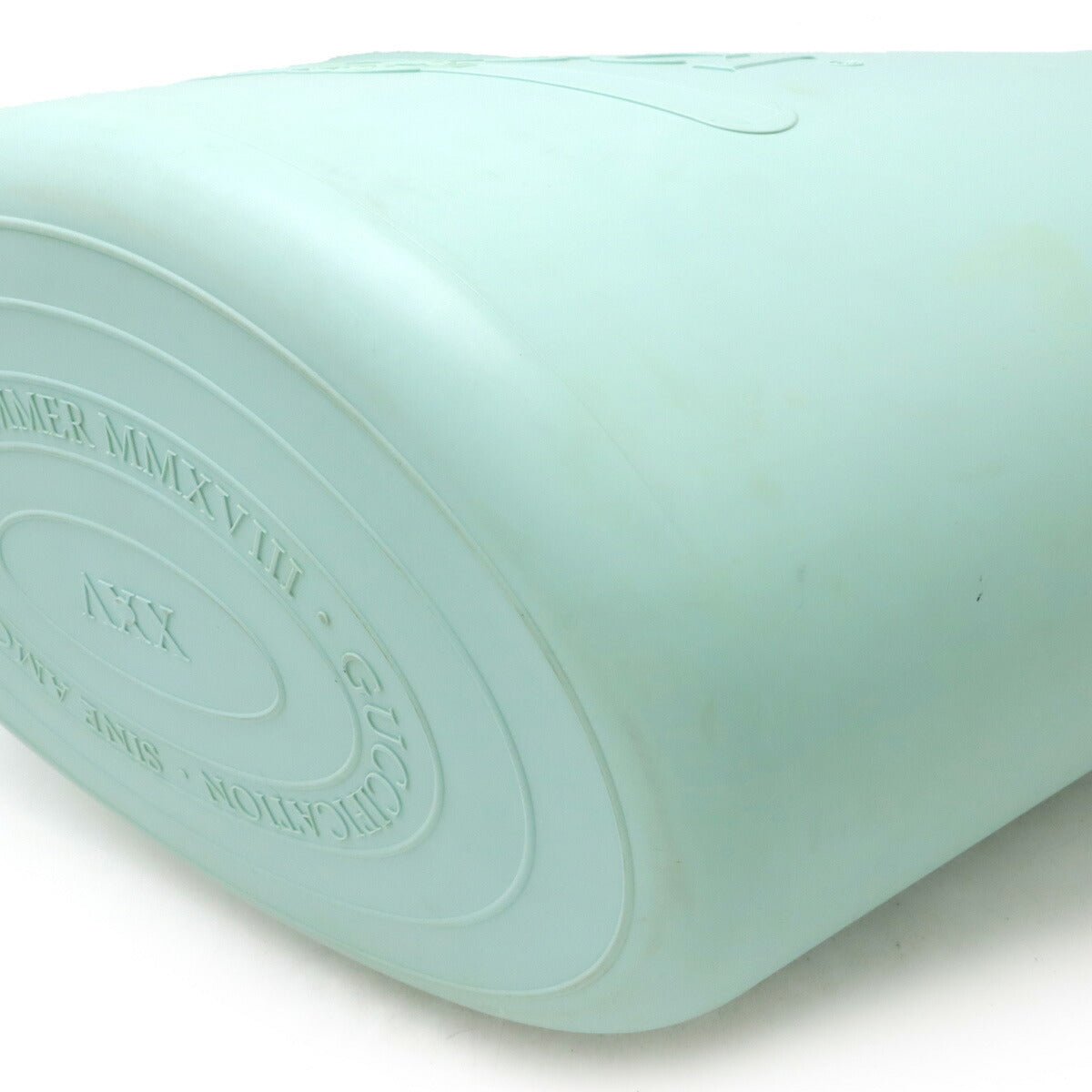 Gucci Embossed Logo Rubber Tote Bag - Image 3