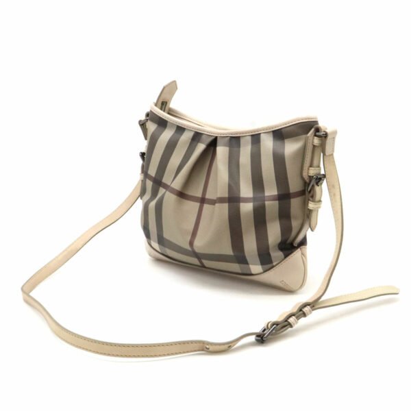Burberry Smoked Check Shoulder Bag Beige - Image 2