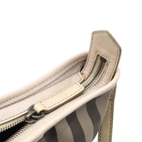 Burberry Smoked Check Shoulder Bag Beige - Image 4