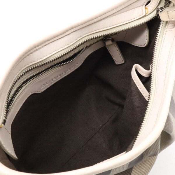 Burberry Smoked Check Shoulder Bag Beige - Image 5