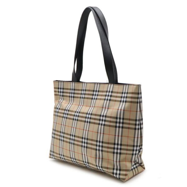 Burberry Nova Check Nylon Canvas Tote Bag - Image 2