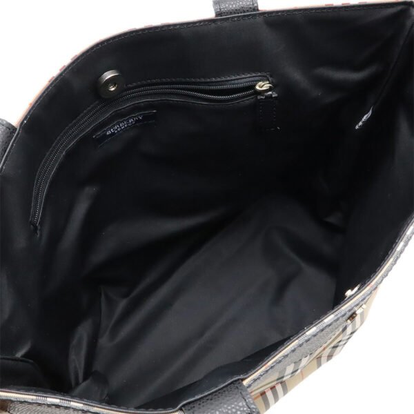 Burberry Nova Check Nylon Canvas Tote Bag - Image 5