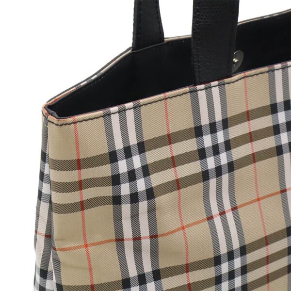 Burberry Nova Check Nylon Canvas Tote Bag - Image 6