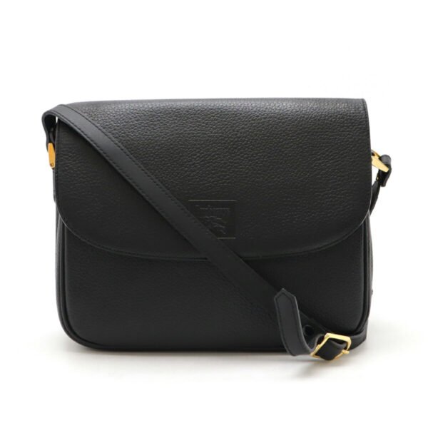 Burberry Leather Shoulder Bag Black