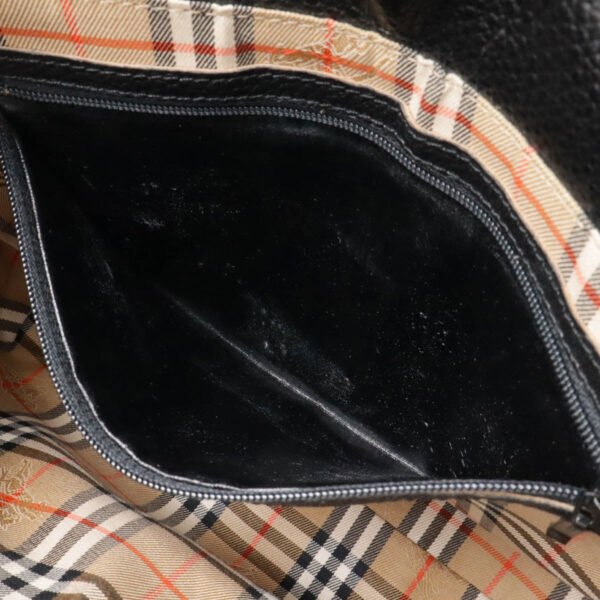 Burberry Leather Shoulder Bag Black - Image 7