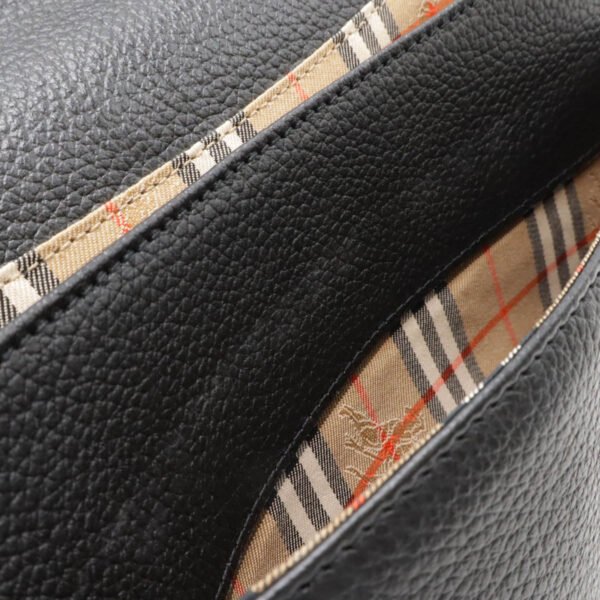 Burberry Leather Shoulder Bag Black - Image 8