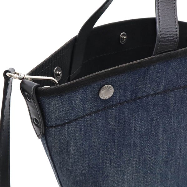 Prada Denim Leather 2WAY Tote Bag - Image 5