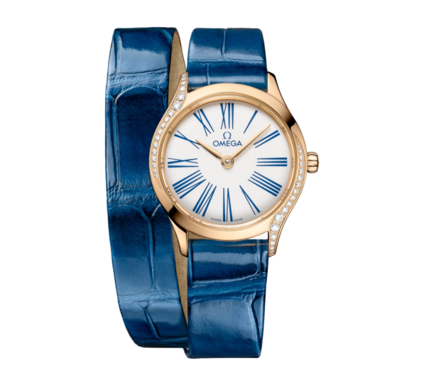 Omega De ville Mini Trésor 18K Moonshine™ Gold & Diamonds Lady's Watch