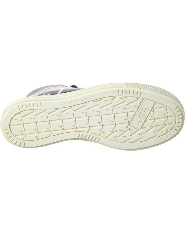 Valentino Leather High-Top Sneaker - Image 4