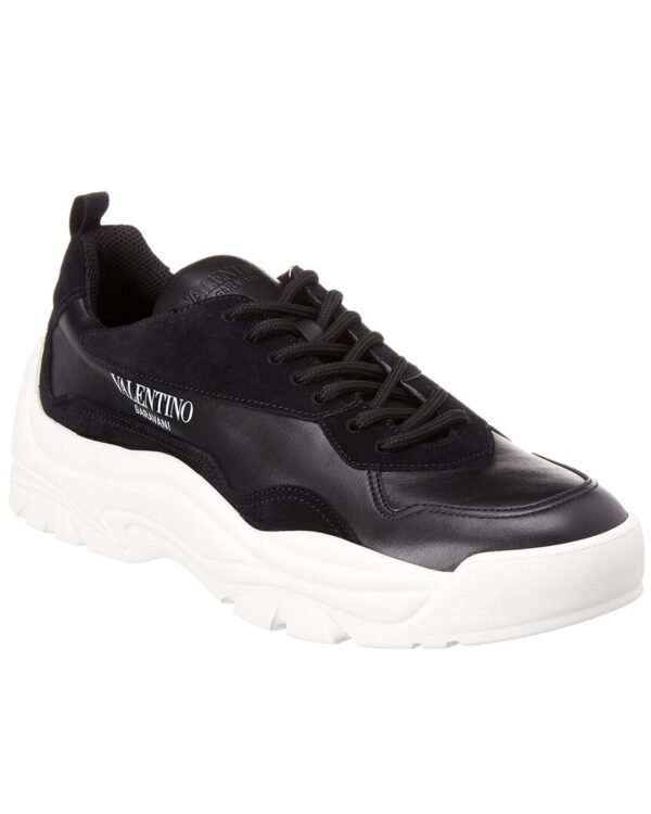 Valentino Leather & Suede Sneaker