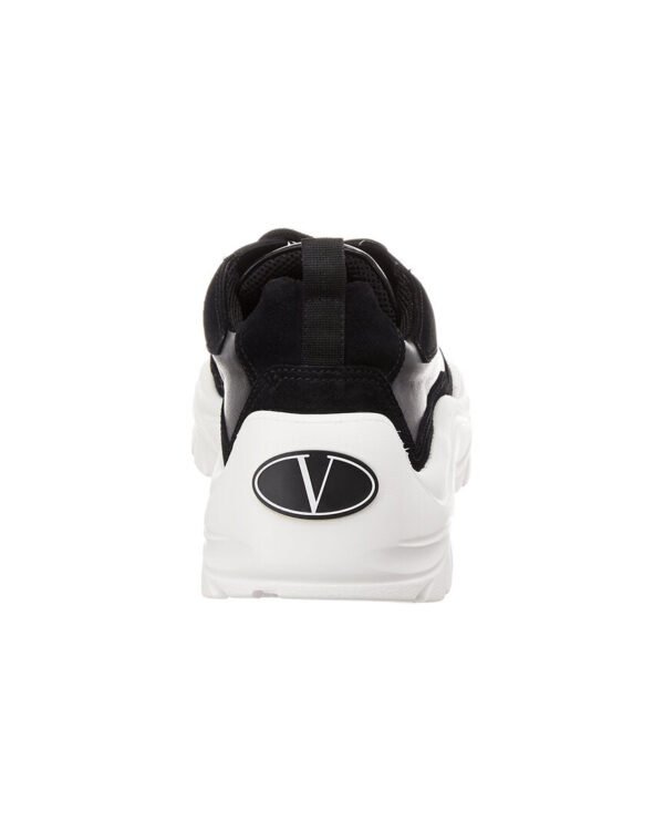 Valentino Leather & Suede Sneaker - Image 3