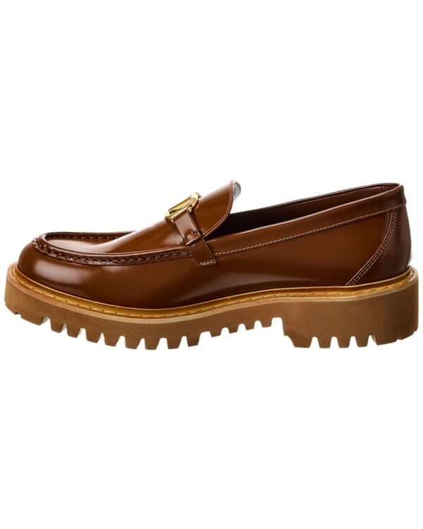 Valentino Vlogo Signature Leather Loafer - Image 2