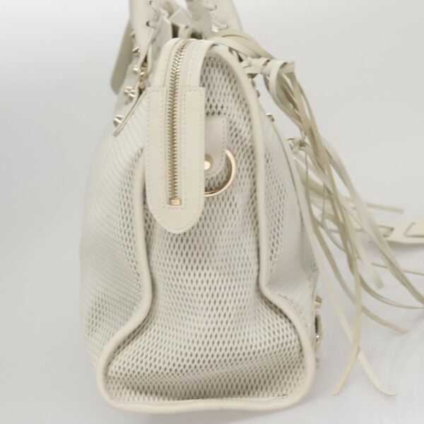 Balenciaga City White Leather Handbag (Pre-Owned) - Image 4