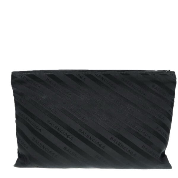 Balenciaga Black Canvas Clutch Bag (Pre-Owned) - Image 2