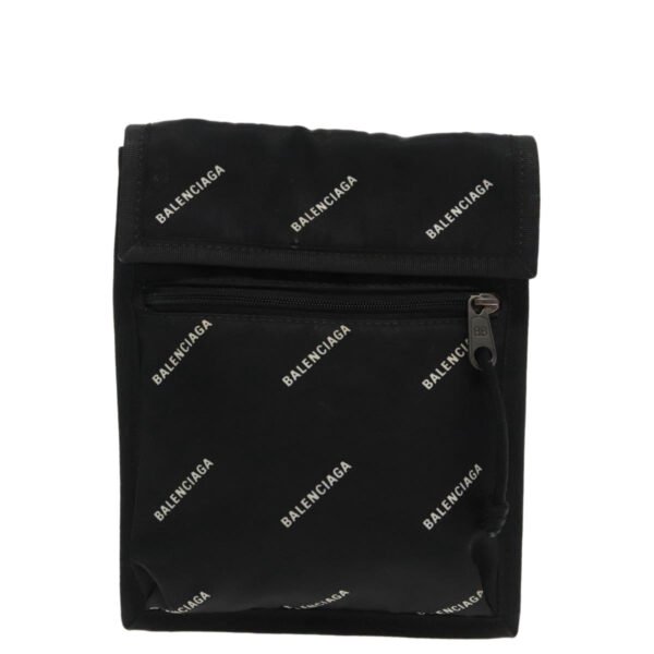 Balenciaga Explorer Black Synthetic Clutch Bag (Pre-Owned)