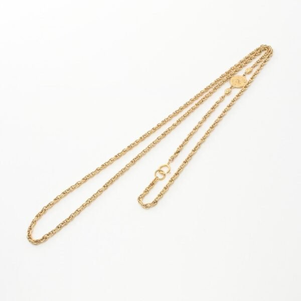 Chanel Coco Mark Necklace Gold Jewelry - Image 2