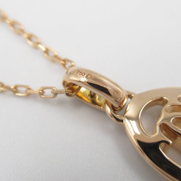 Cartier Double C Diamond Necklace K18PG - Image 4