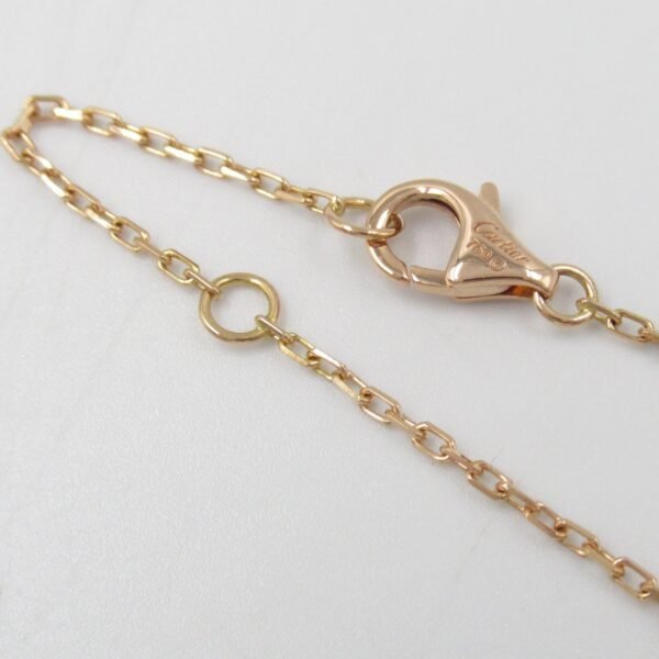 Cartier Double C Diamond Necklace K18PG - Image 5