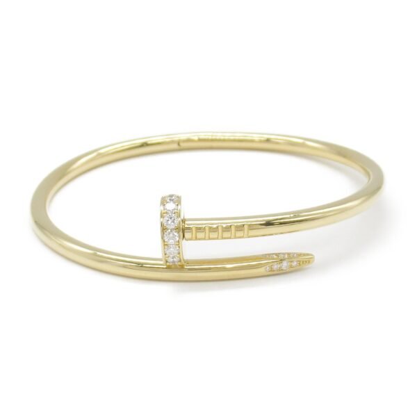 Cartier Juste un Clou Diamond Bracelet K18 Yellow Gold